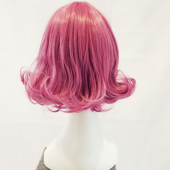 New Mauve bob wig swingy retro cosplay pretty pink main image 4